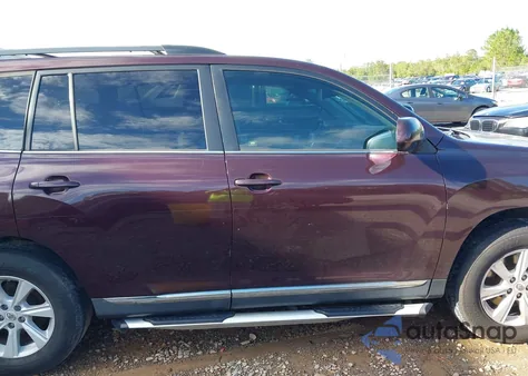 2012 Toyota Highlander Se V6 z USA, uszkodzony, nr VIN 5TDZK3EH2CS063992